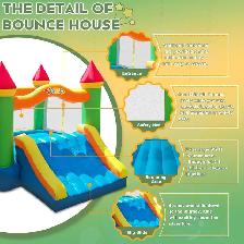 Bouncy Castle Inflatable Bounce House & Blower Kit - Photo 4