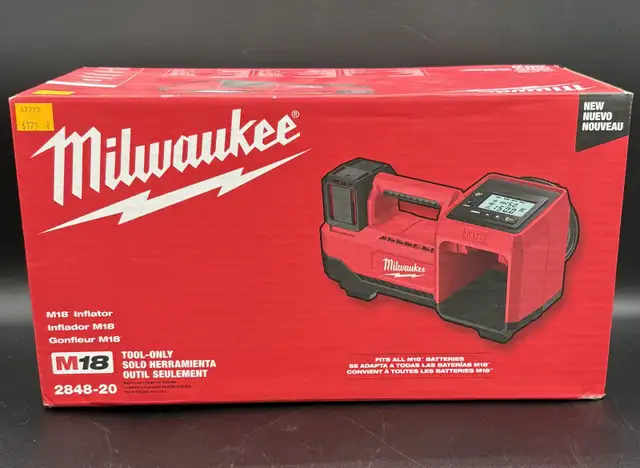 NEW Milwaukee 2848-20 M18 Cordless Inflator