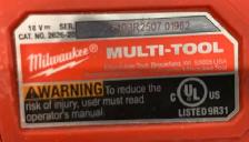 Milwaukee 2626-20 M18 Cordless Oscillating Multi-Tool - Photo 4