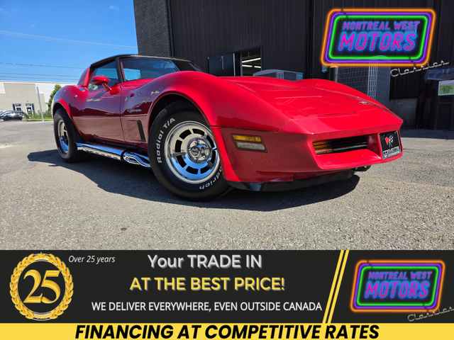 1982 Chevrolet Corvette CROSSFIRE INJECTION / T-TOP / ONLY 25 00