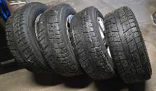 225/65/17 Yokohama IceGuard winter tires 5x112 wheels - Photo 3