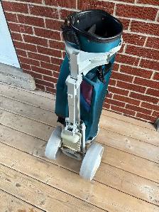 Rampion Bag W/ Shoulder Straps & Golf Cart Caddie On Wheels - Photo 5