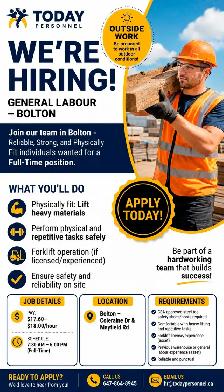 Forklift Driver/ General Labour