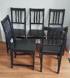4 CHAISES IKEA PINNTORP (  1 GRATUITE) - Photo 2