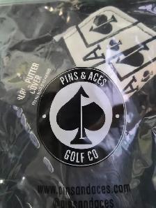 Brand new in the bag pins and aces blade putter cover for sale!