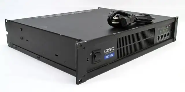 Rack Mount QSC CX204V 4-Channel Direct 70V Amplifier 200W