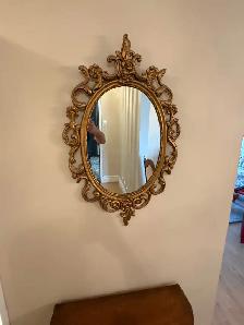Used Antique Console Table with Mirror - Photo 4