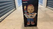 Halloween Chucky greeter candy bowl - Photo 3