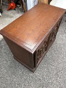 Free delivery used Wooden Cabinet with Double Doors - Photo 2