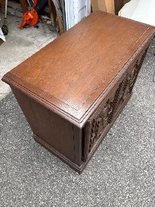 Free delivery used Wooden Cabinet with Double Doors - Photo 5