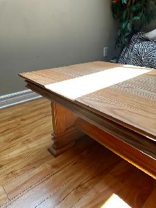 Solid Birch Wood Coffee Table - Photo 2