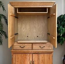 TV Stand and Media Console in Solid Birch Wood - Photo 2