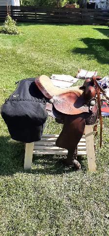 SELLE WESTERN AVEC ÉQUIPEMENT COMPLET. - Photo 3
