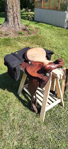 SELLE WESTERN AVEC ÉQUIPEMENT COMPLET. - Photo 4