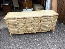 Free delivery used French Provincial Dresser - 9 Drawer - Photo 2