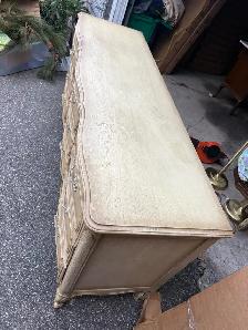 Free delivery used French Provincial Dresser - 9 Drawer - Photo 3