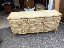 Free delivery used French Provincial Dresser - 9 Drawer - Photo 4
