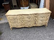 Free delivery used French Provincial Dresser - 9 Drawer - Photo 5