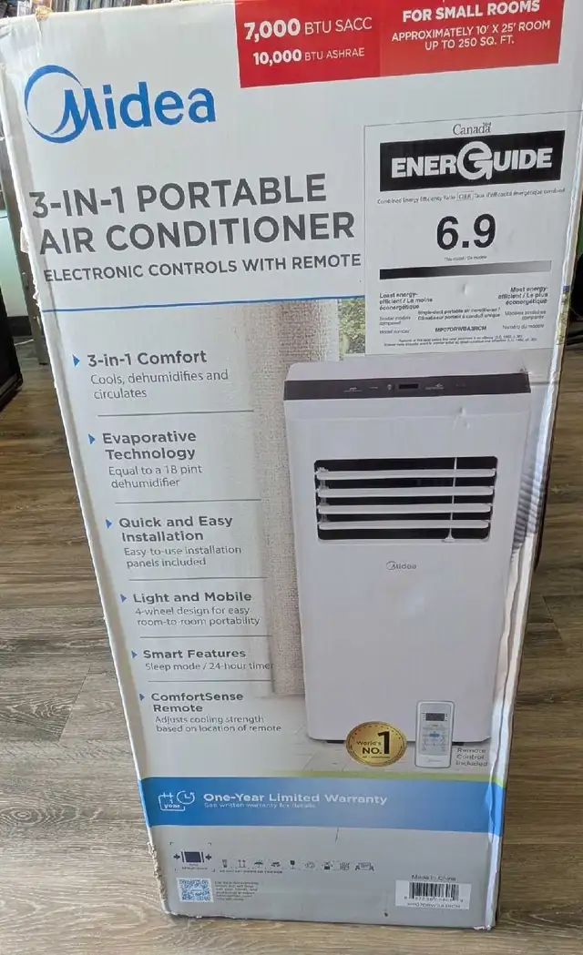 7000 BTU Midea Air Conditioner