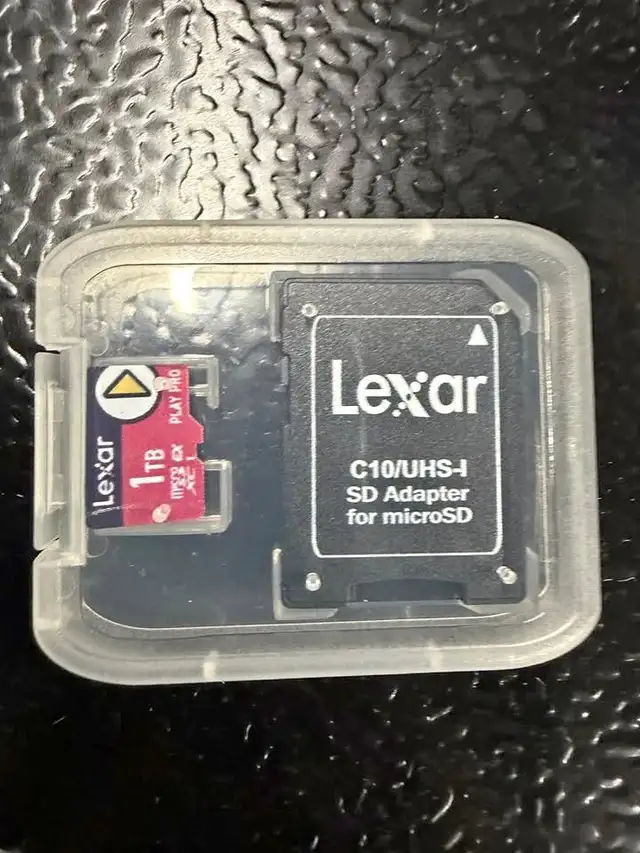 Lexar 1TB PLAY PRO microSD Express Card Switch 2 UHS-I SDXC 900/