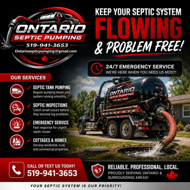 24/7 & Emergency Septic Pumping Services!