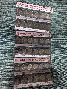 Collector sets of Canadian and American quarters