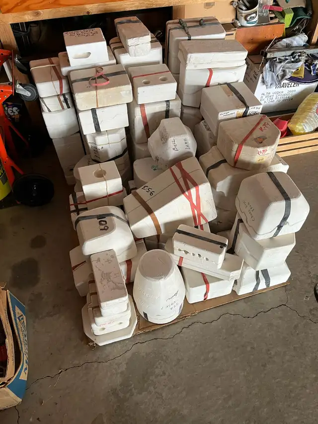 FOR SALE 90 Ceramic Molds