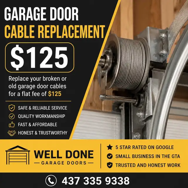 repair cable for garage door