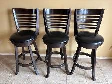 3 stools for sale