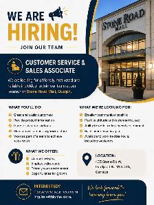 CUSTOMER SERVICE & SALES ASSOCIATE