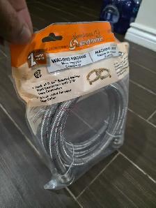 Aqua-Dynamic 60' Braided Stainless Steel Washing Machine Hoses - Photo 2