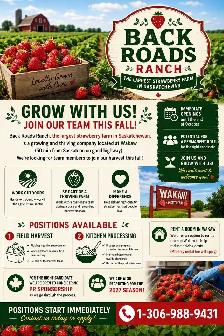Commercial Strawberry Operation - FIELD AND KITCHEN LABOURERS