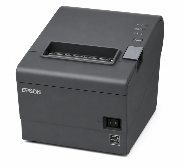 Used Epson TM-T88V Grey USB Serial Thermal Receipt Printer