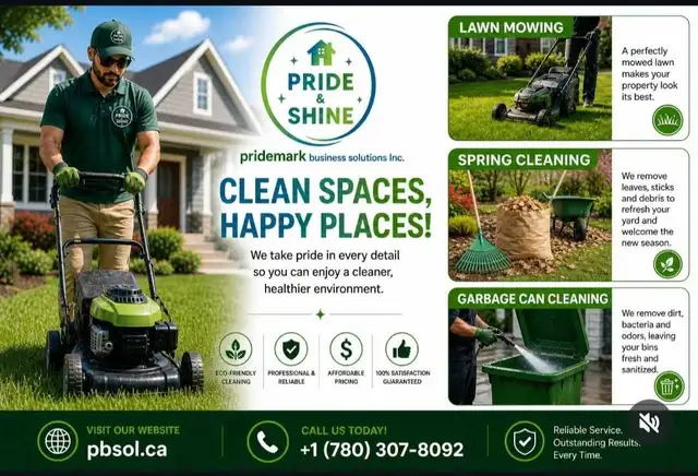 Lawn mowing & cleaning