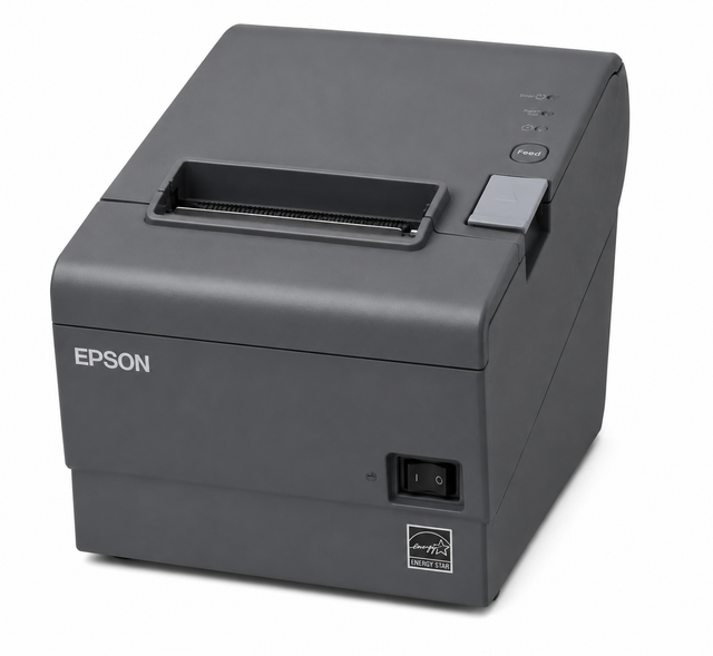 Used Epson TM-T88V Grey USB Ethernet Thermal Receipt Printer
