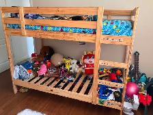 Bunk bed for kids for sale !! Toys and mattress not included.