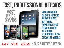 Phone iPad Repair on the Spot Repair Screen Replacement Batt