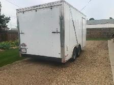 15' V-Shaped Enclosed Tandem Trailer - Photo 3