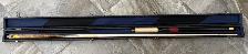 Woods Co. Billiards Zebra Wood Snooker Cue with x2 Extensions