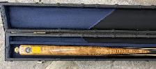 Woods Co. Billiards Zebra Wood Snooker Cue with x2 Extensions - Photo 2