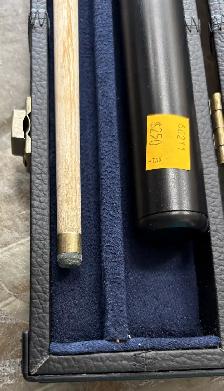 Woods Co. Billiards Zebra Wood Snooker Cue with x2 Extensions - Photo 3