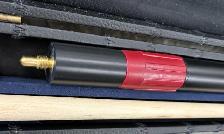 Woods Co. Billiards Zebra Wood Snooker Cue with x2 Extensions - Photo 6