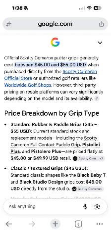 Scotty Cameron Grips - Photo 2