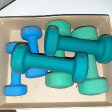 6 Exercise Weights in 3 Sizes – All for $20.00