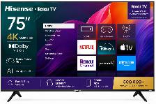 Hisense 75' 4K Roku Smart TV 75R63N Dolby Vision