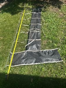 Banner towing system.