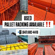 Used Warehouse Pallet Racking - Just ARRIVED