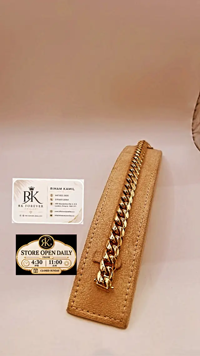 10K  yellow Gold Bracelet  # R 25
