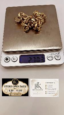 10K  yellow Gold Bracelet  # R 25 - Photo 6
