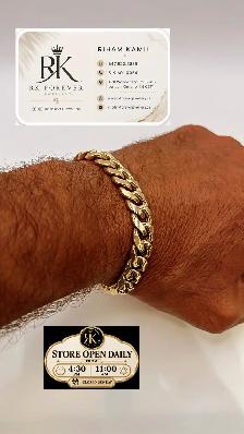 10K  yellow Gold Bracelet  # R 25 - Photo 7